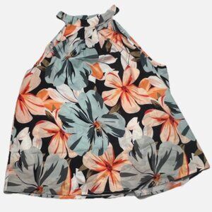 New With Tags Cupshe Women’s Size Medium Hibiscus Floral Circle Neck Top